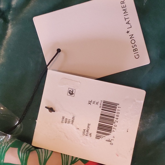 Gibson Latimer tankini swim set NWT XL top, L bottom. - Picture 2 of 4